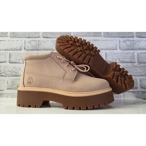Timberland Stone Street Mid LC Chukka Pink Juniors Size 7 Boots TB0A6EJ9EKD